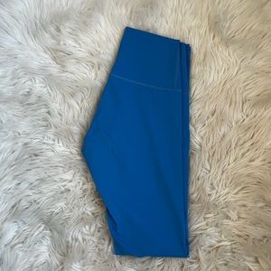 blue lulu lemon leggings